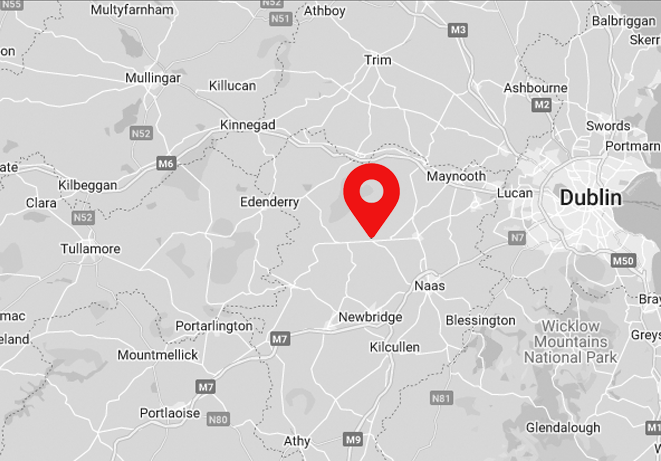 Map showing the location of Coolree House Stud, Co. Kildare